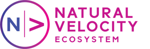 Natural Velocity Ecosystem Logo all in purple